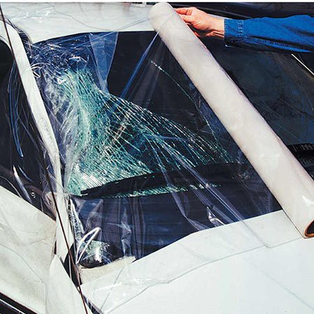 Self Adhering Collision Wrap Film